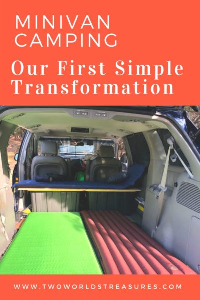 Looking for ideas to transform your minivan to a camper van but you're a family traveler like us? I got it cover for you. We just did it and we even camped when the temperature was still in the 90s. Click and save this image for your reference. Thank you. #minivancamping #fromtentcampingtominivancamping #turnyourminivantocampervan