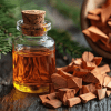 bottled cedarwood oil