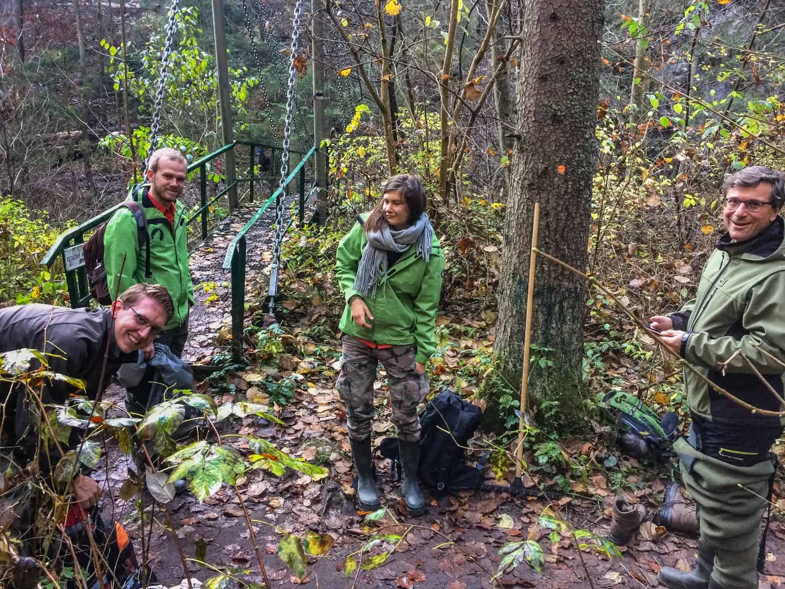 CEW Cleaning up Slovenysky Raj-30335.jpeg - European Wilderness Society  - CC NonCommercial-NoDerivates 4.0 International