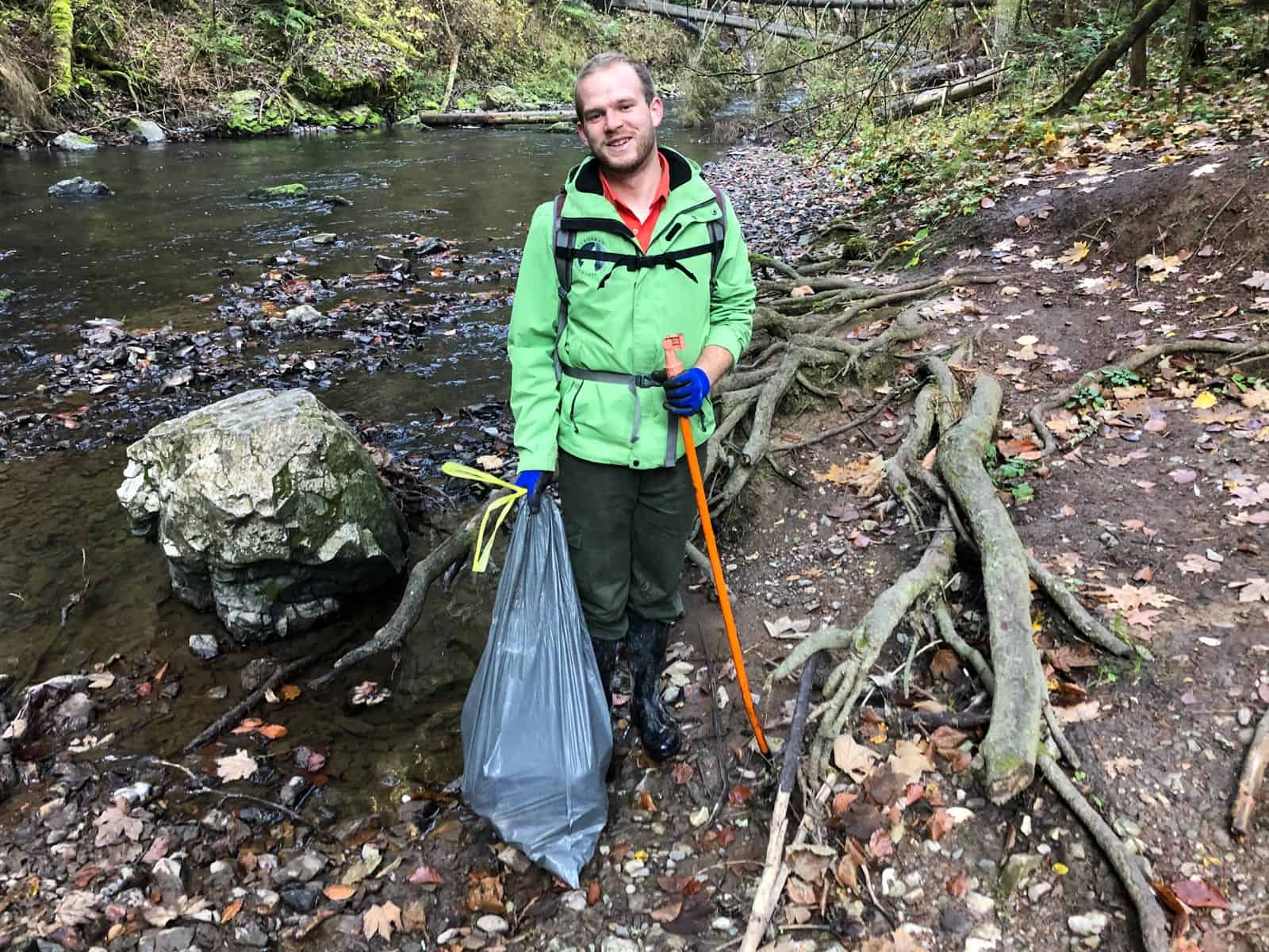 CEW Cleaning up Slovenysky Raj-30338.jpg - European Wilderness Society  - CC NonCommercial-NoDerivates 4.0 International