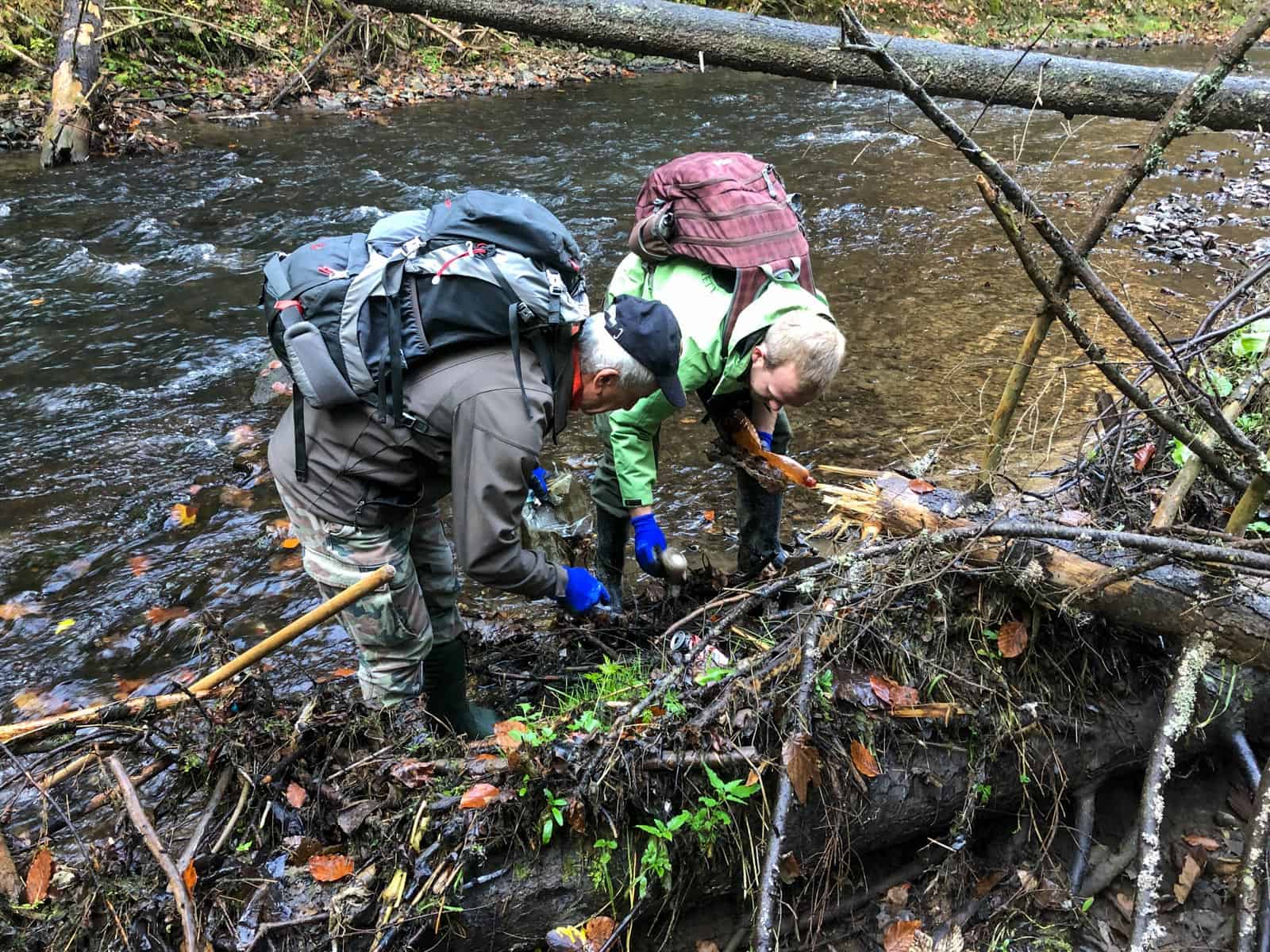 CEW Cleaning up Slovenysky Raj-30339.jpg - European Wilderness Society  - CC NonCommercial-NoDerivates 4.0 International