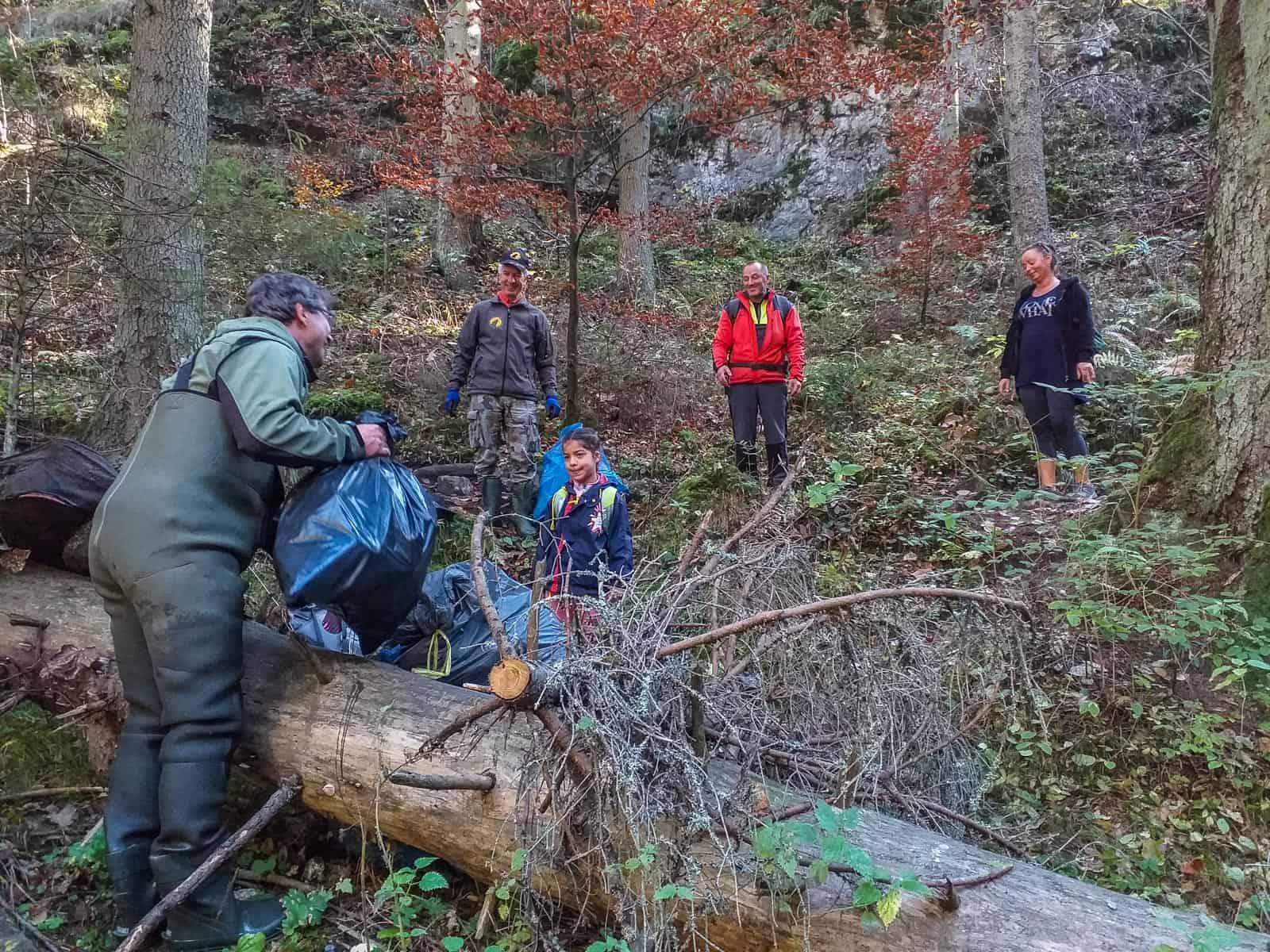 CEW Cleaning up Slovenysky Raj-30357.jpg - European Wilderness Society  - CC NonCommercial-NoDerivates 4.0 International