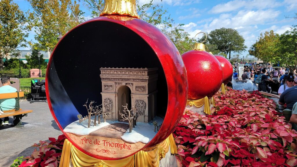 When Does Christmas Come Down at Disney World? 1 epcot decor