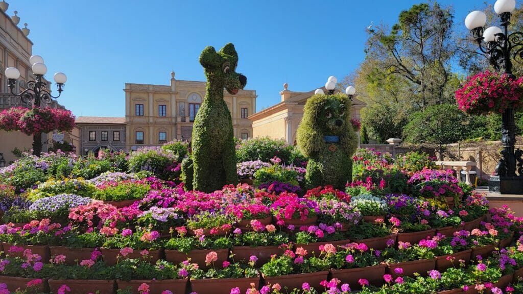 Everything you need to Know About the 2023 Epcot International Flower & Garden Festival 1 lady tramp
