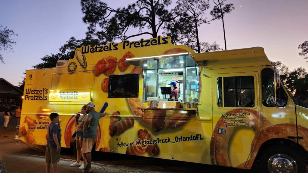 What is the Food Truck Round-Up at Disney World? 3 pretzels