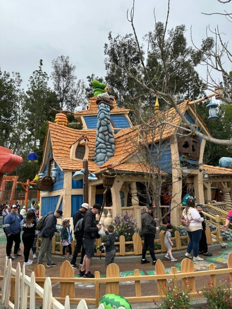 How Disney Reimagined Mickey's Toontown at Disneyland 1 goofys house