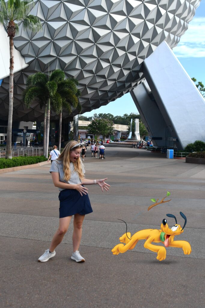 Exclusive Disney PhotoPass Magic Shots Available at Disney World 8 epcot pluto