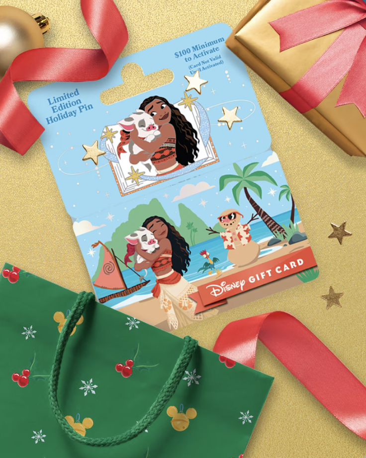 Disney Gift Cards With Holiday Pins