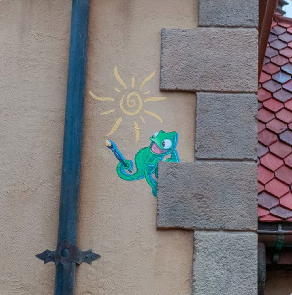 Disney Chalk Full of Characters  Scavenger Hunt