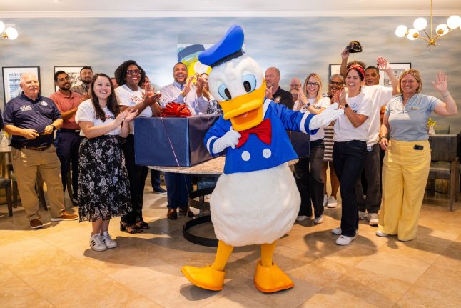 Disney Spreads Magic to Military Families Nationwide 3 donald