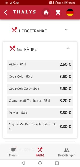 Thalys Boardrestaurant