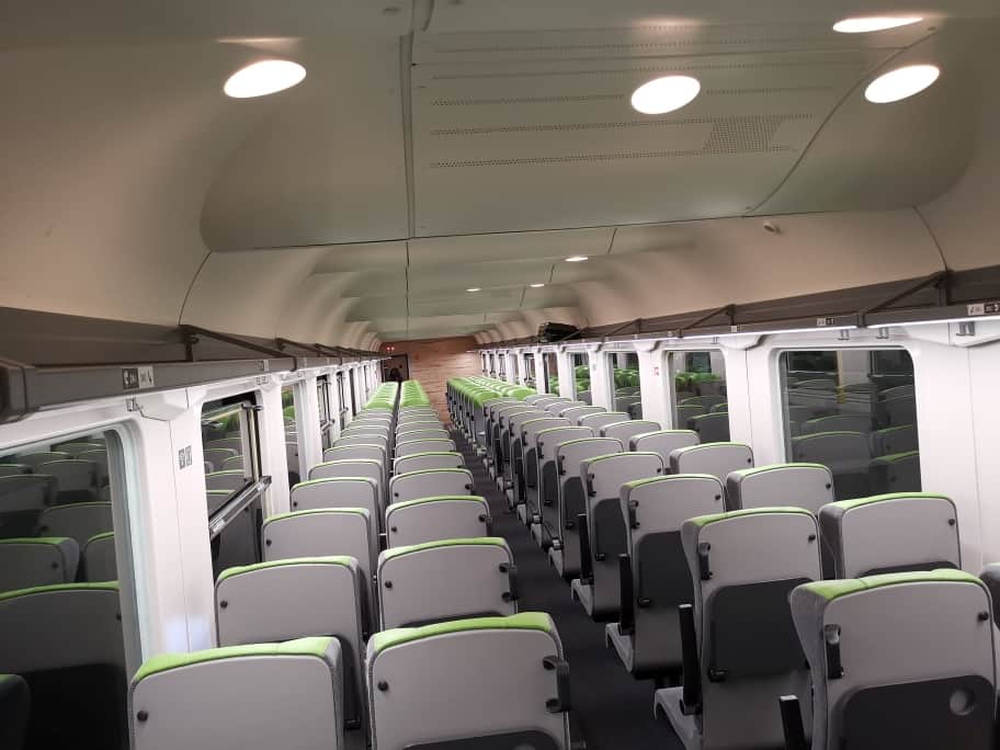 Flixtrain Innenansicht