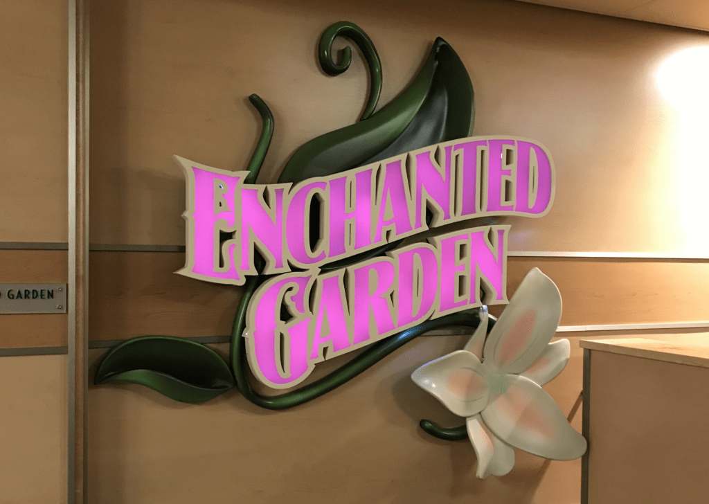 Guide to Disney Cruise Line's Disney Dream 2 enchanted garden 1