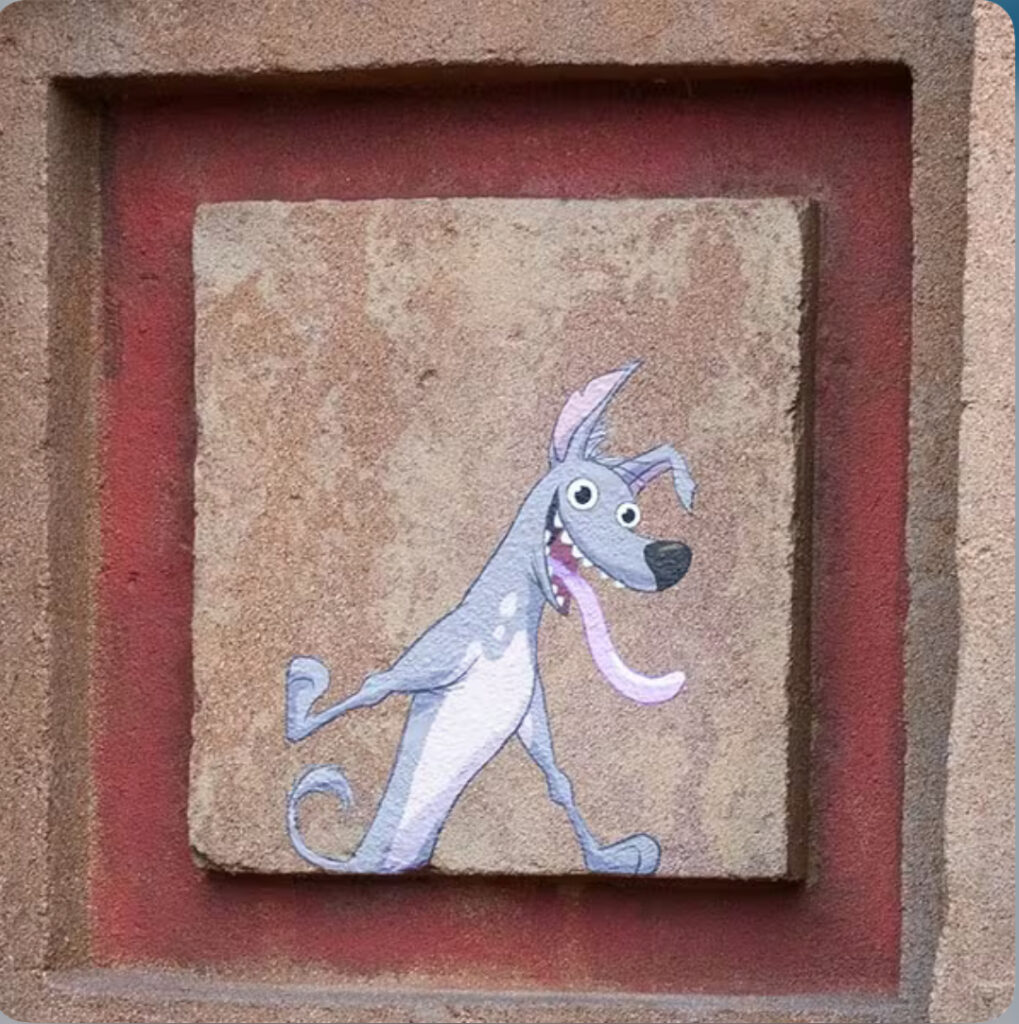 Disney Chalk Full of Characters  Scavenger Hunt