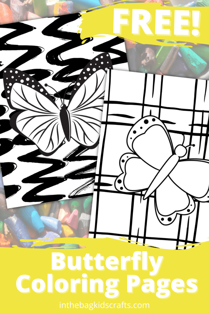 COLORING PAGES FOR KIDS BUTTERFLY 