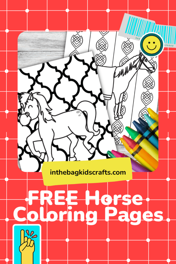 FREE COLORING PAGES FOR KIDS HORSES 