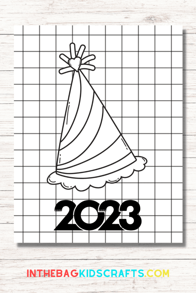 Free Printable New Years Coloring Pages 