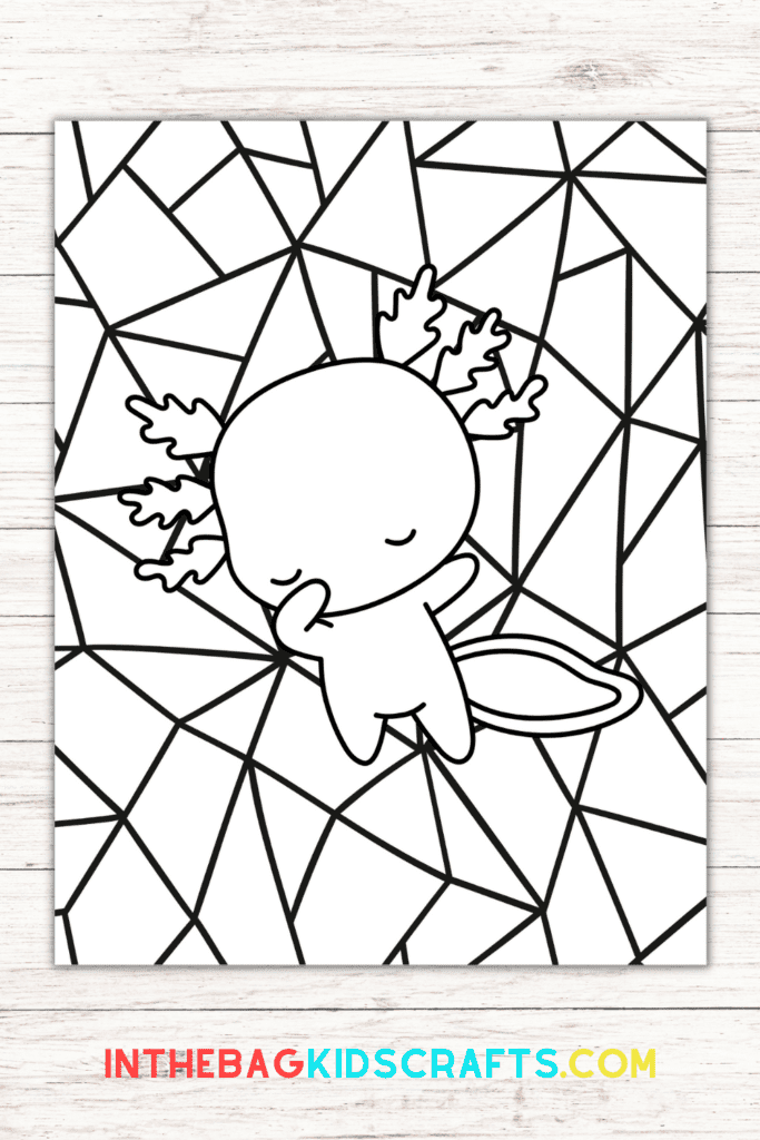 Axolotl Coloring Pages