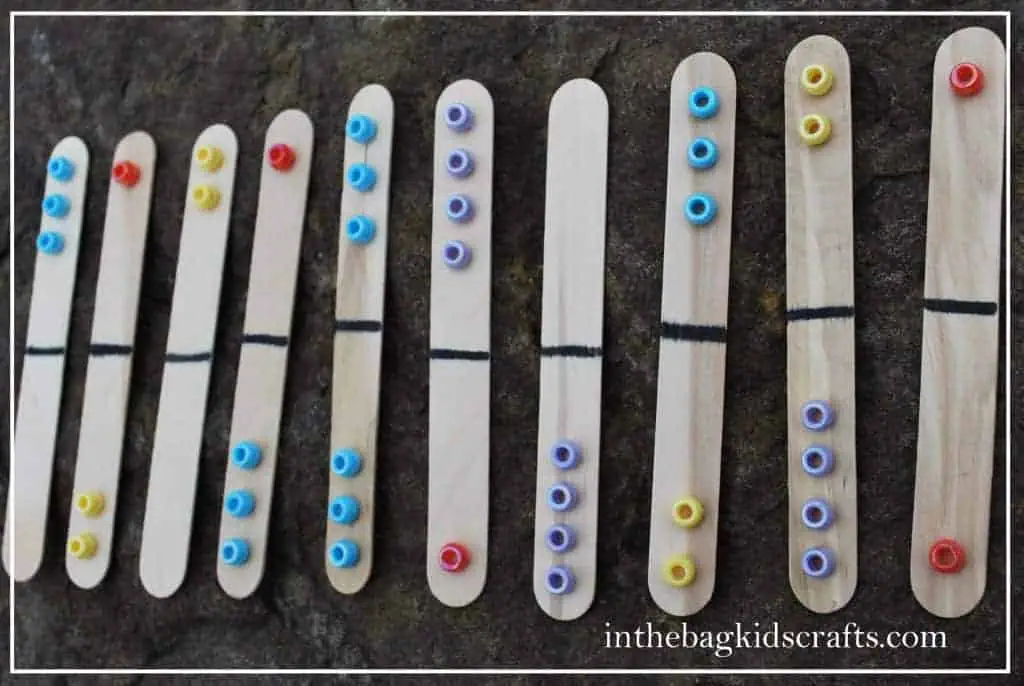 beaded dominoes