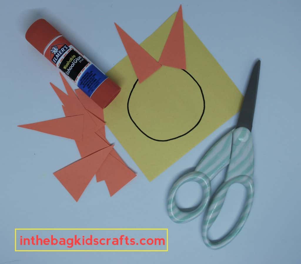 Easy Kids' Craft DIY Cloud Weaving with Washi Tape Rainbow step 5 alternative