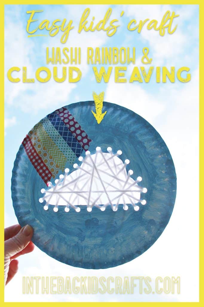 Cloud and Rainbow Kids' Craft
