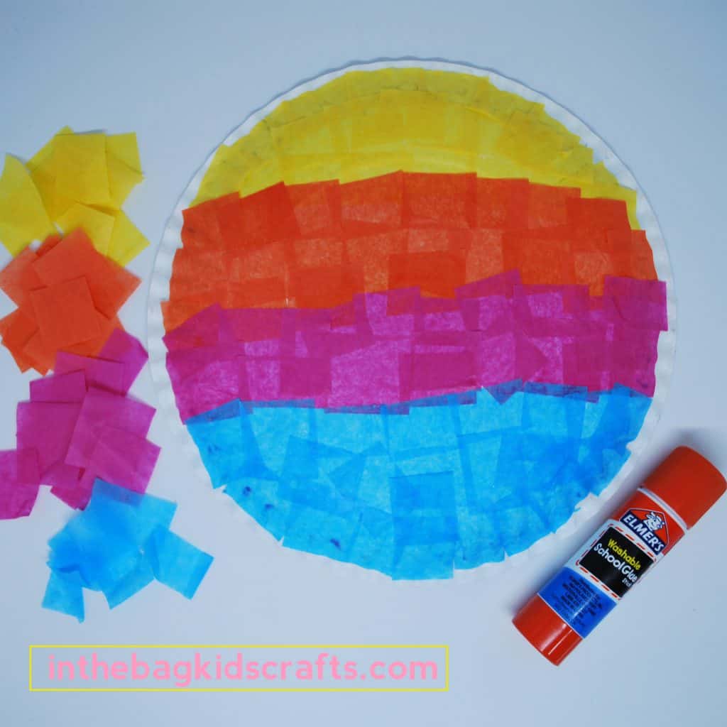 Easy Kids' Craft Sunset Silhouette 