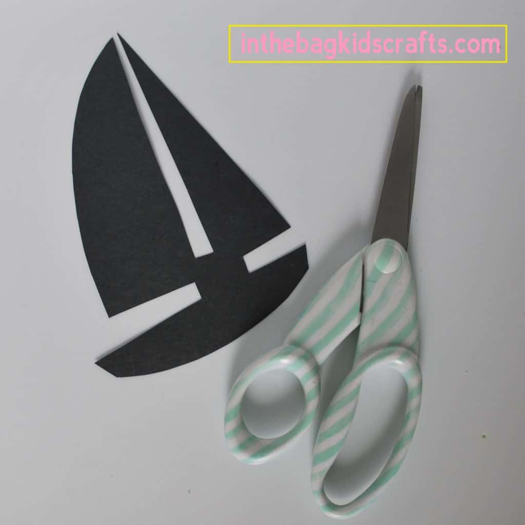 Easy Kids' Craft Sunset Silhouette Step 2