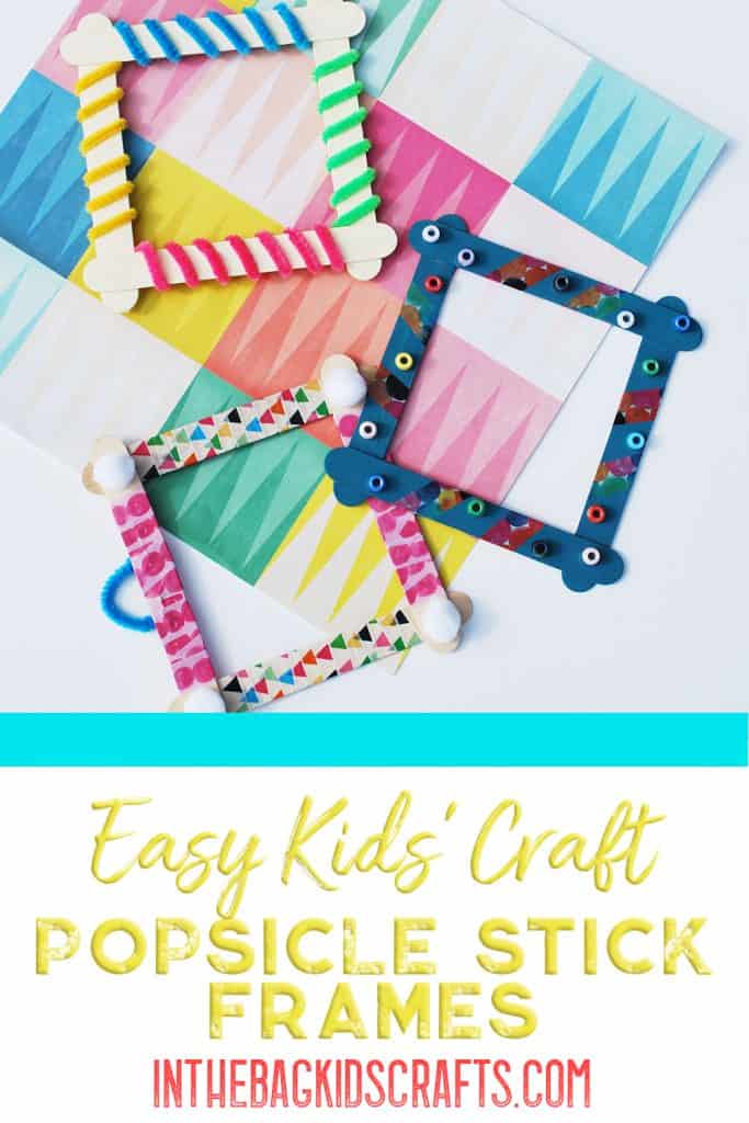 Popsicle Stick Picture Frames
