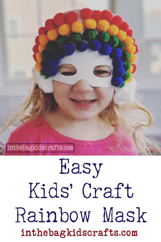 rainbow mask kids craft