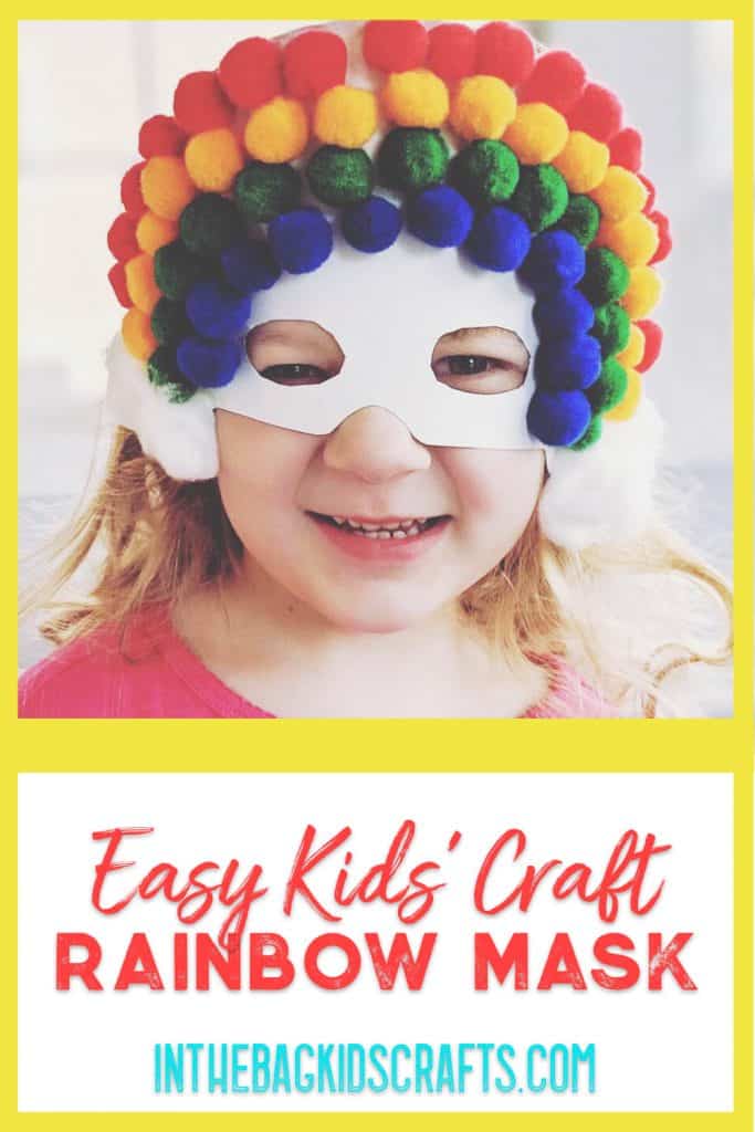 rainbow mask kids craft