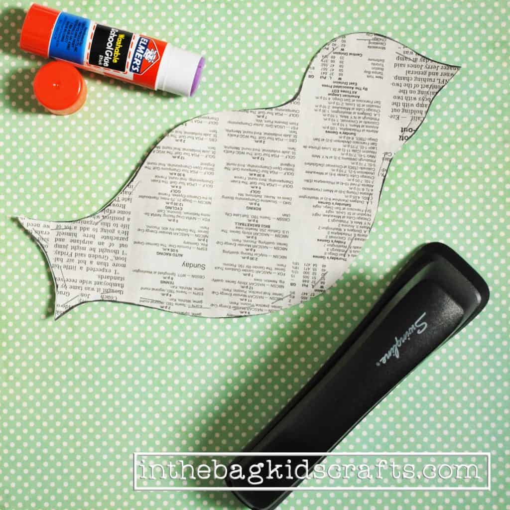 Easy Kids Craft Songbird Step 5