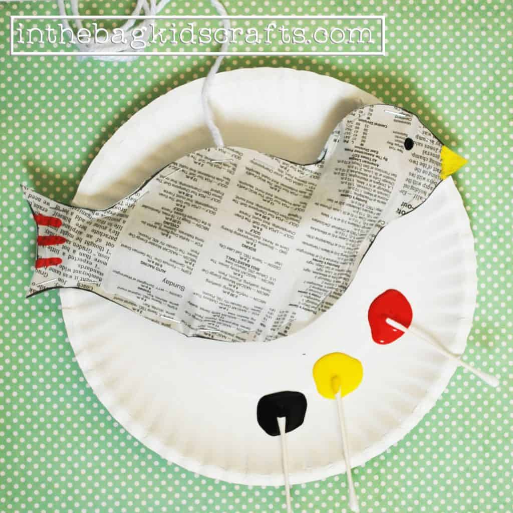 Easy Kids Craft Songbird Step 7