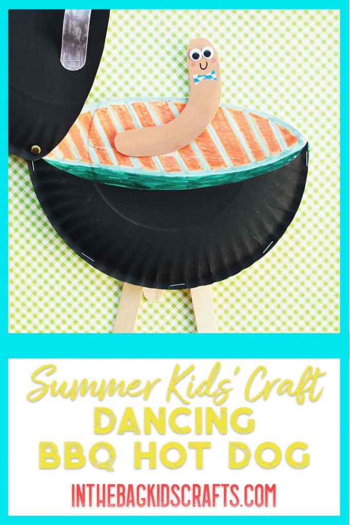 Dancing Hot Dot on a BBQ Kids Craft