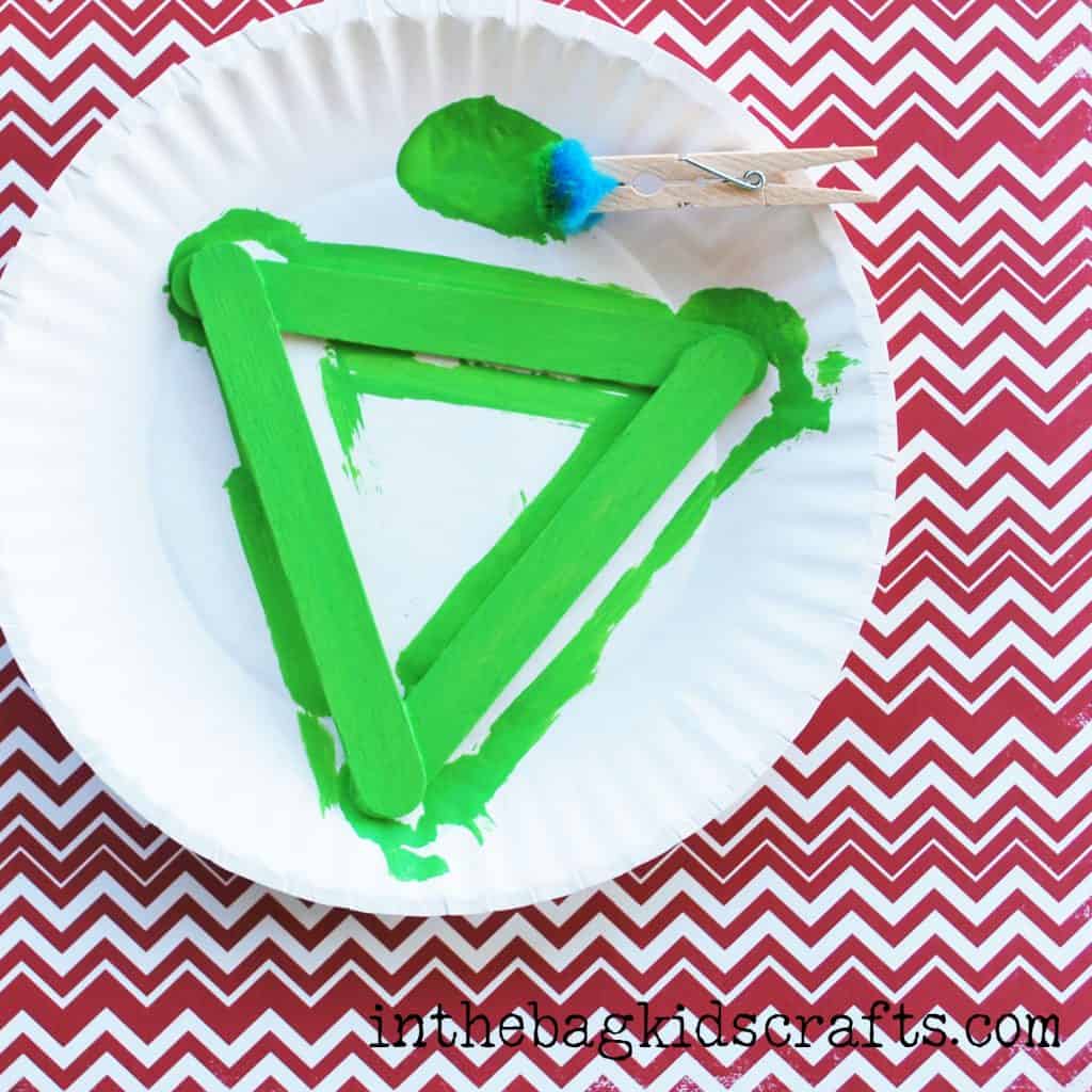 Easy Summertime Kids Craft Pear step 3