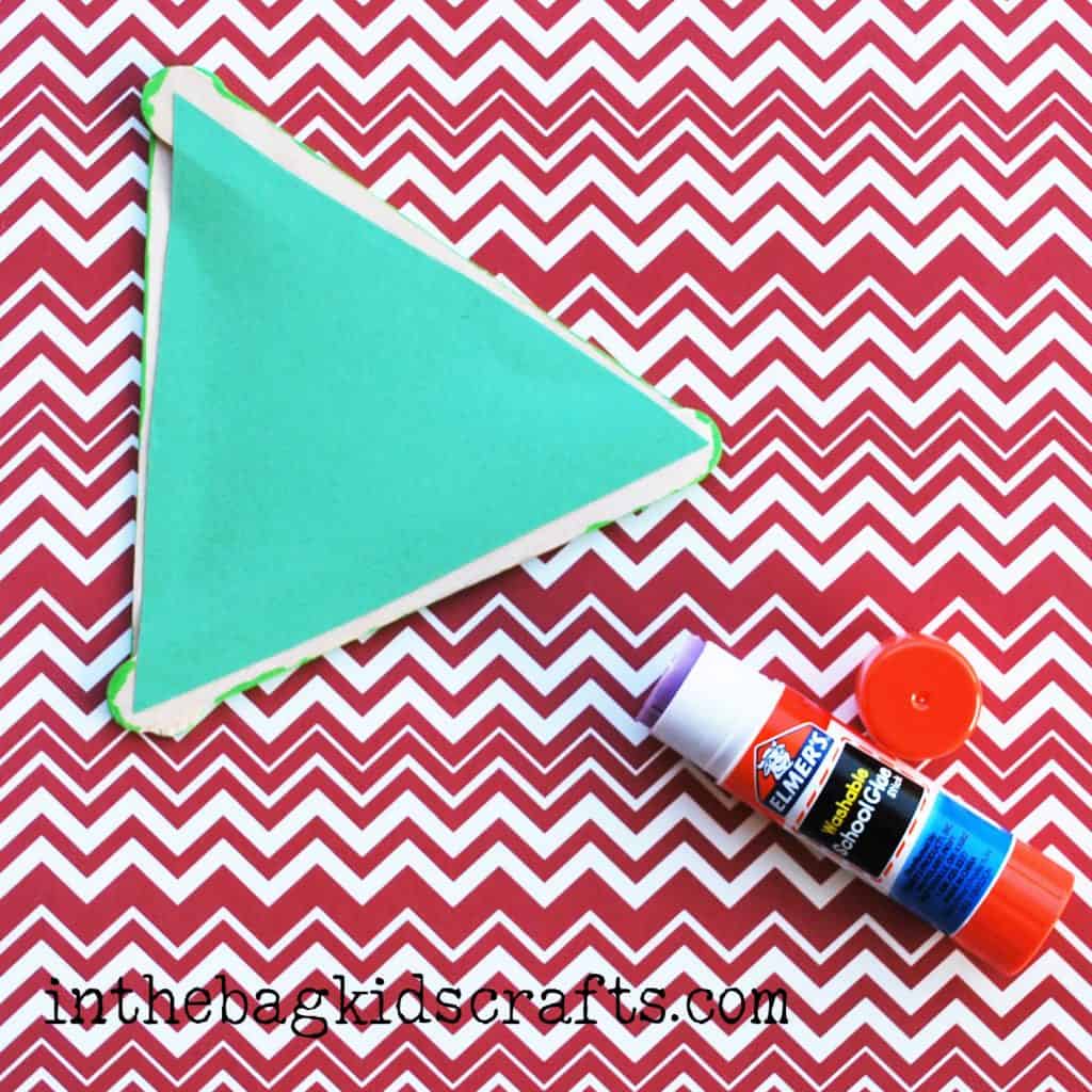 Easy Summertime Kids Craft Pear step 5
