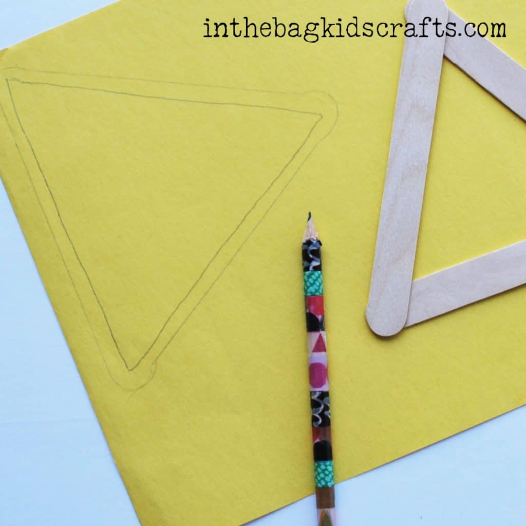 Easy Summertime Kids Craft Pineapple step 2