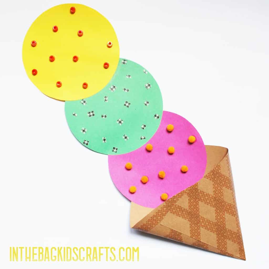 ice cream cone kids craft