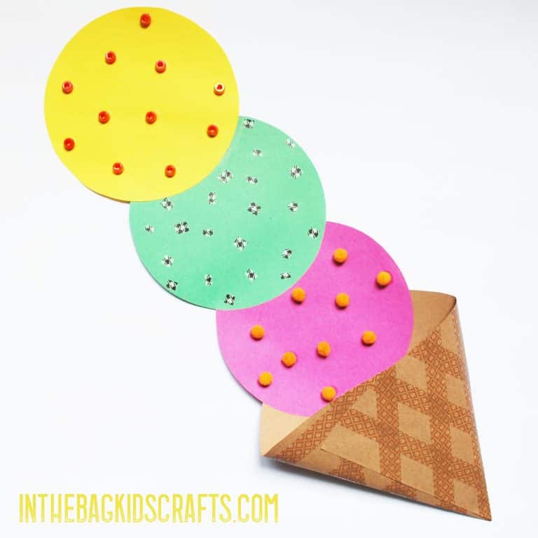 ice cream cone kids craft