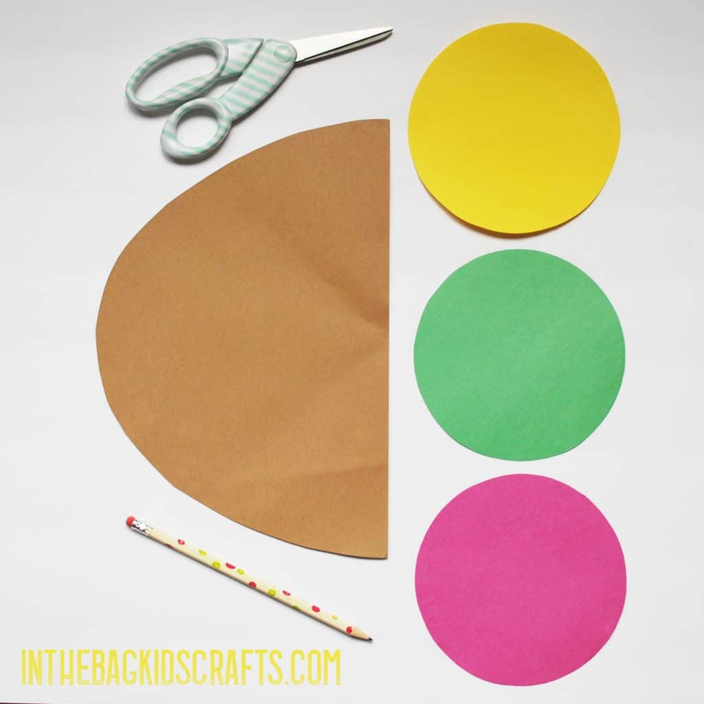 three scoop ice cream cone kids craft