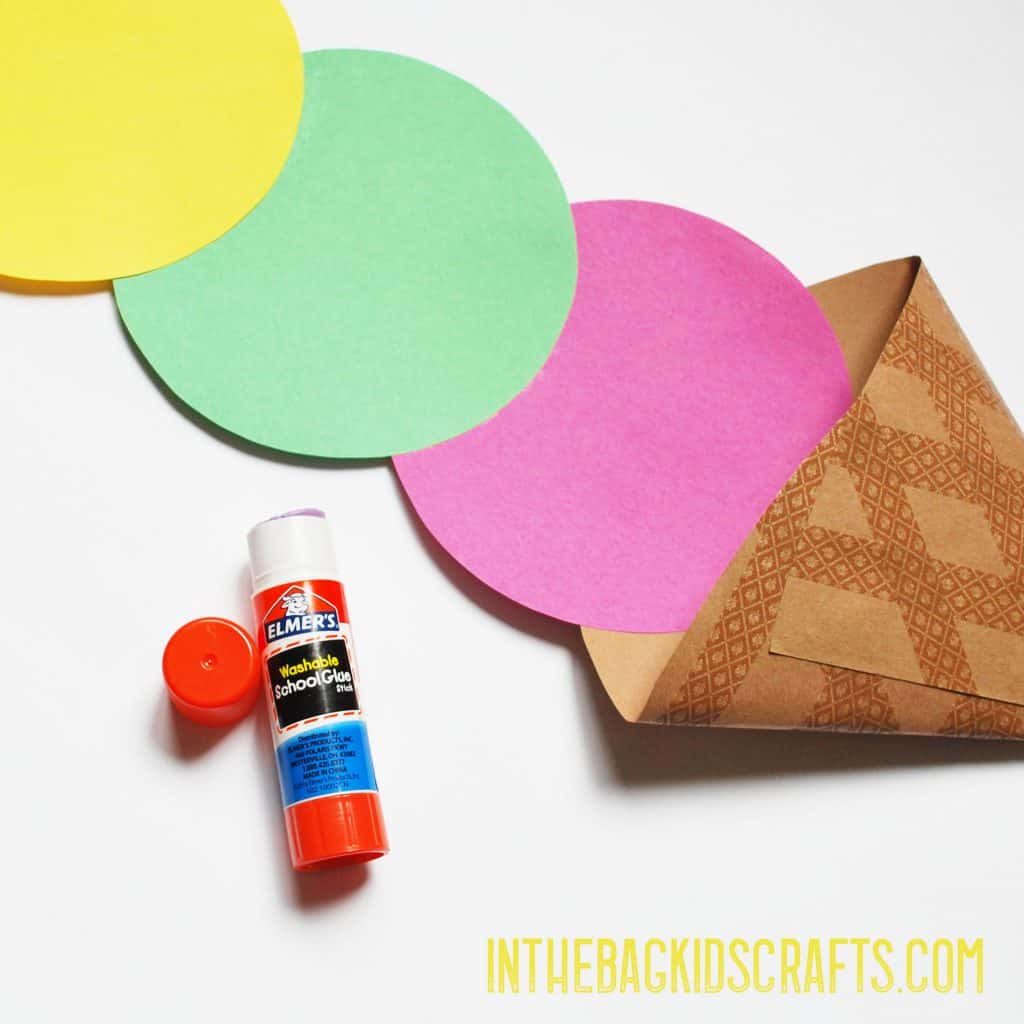 ice cream cone kids craft
