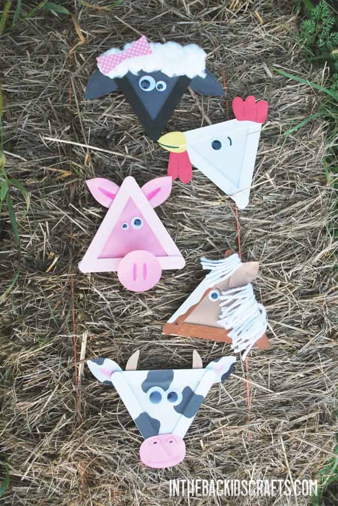 Popsicle Stick Barnyard Animals