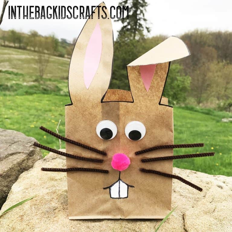 bunny gift bag kids' craft
