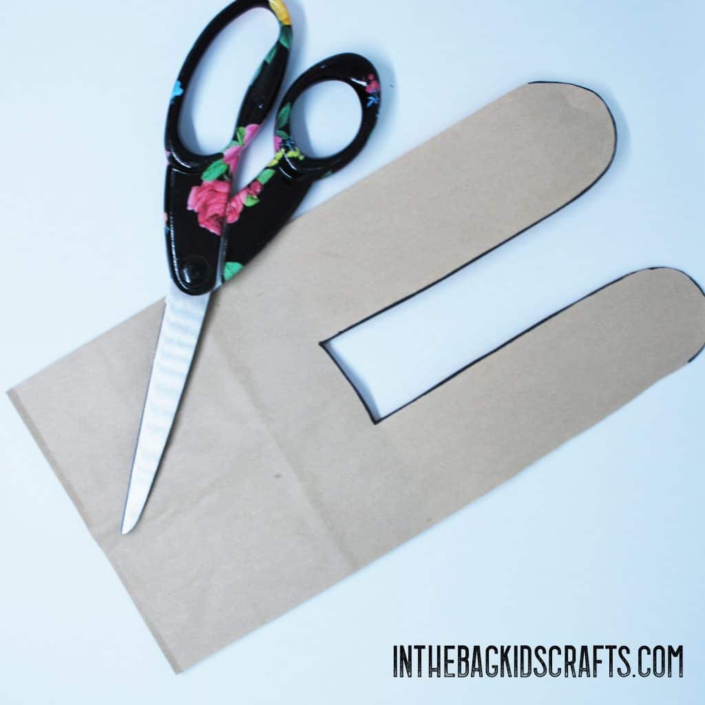 puppy gift bag step 2