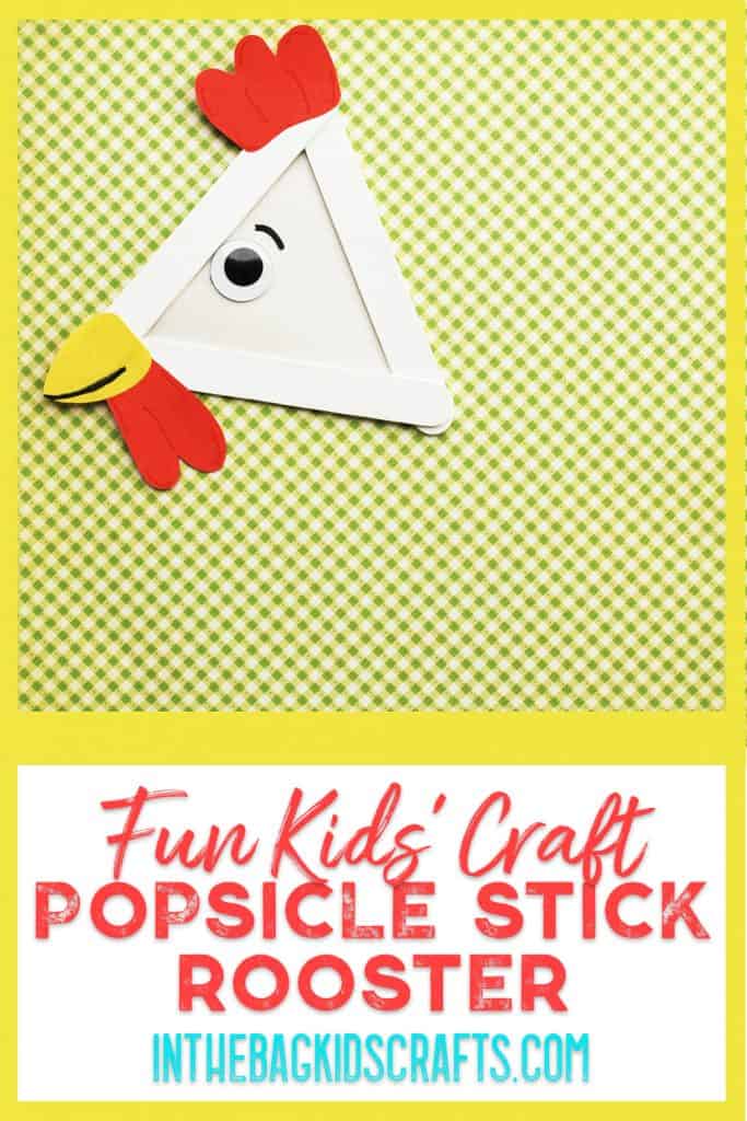 Rooster Craft for kids 