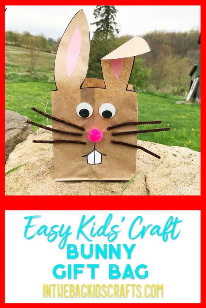 bunny gift bag kids craft