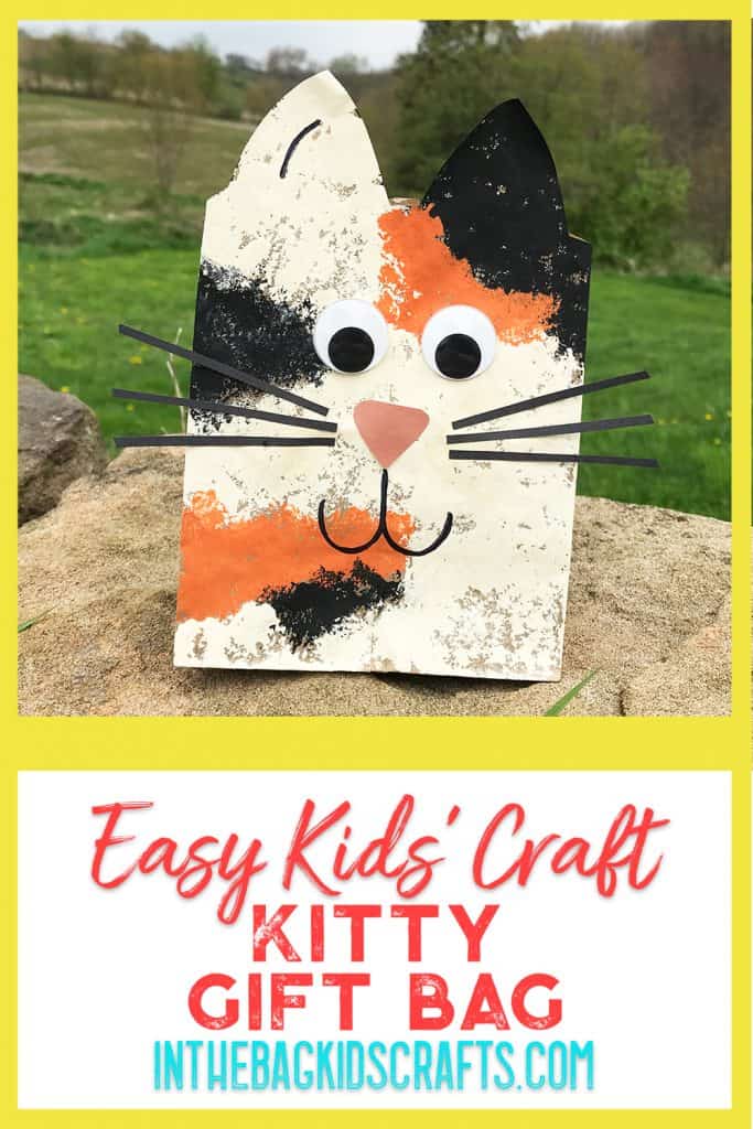 kitty gift bag kids craft
