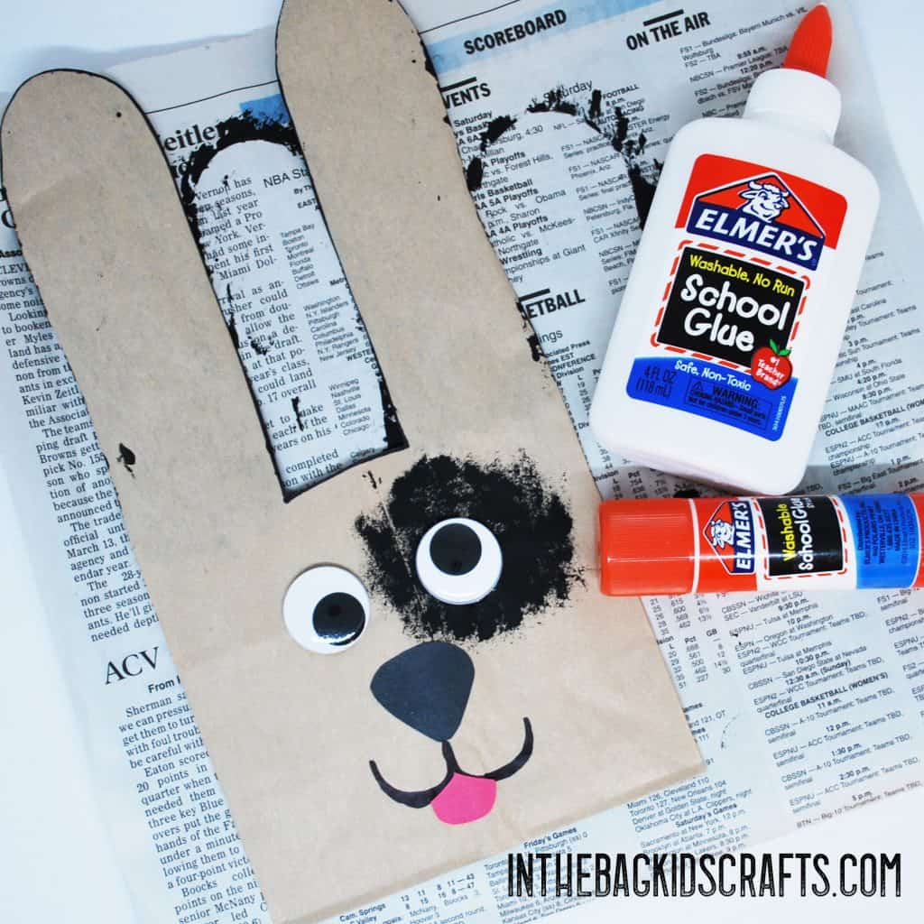 puppy gift bag kids craft