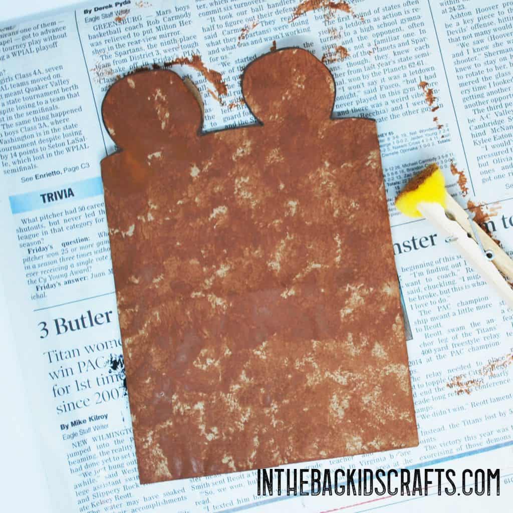 teddy bear gift bag step 3