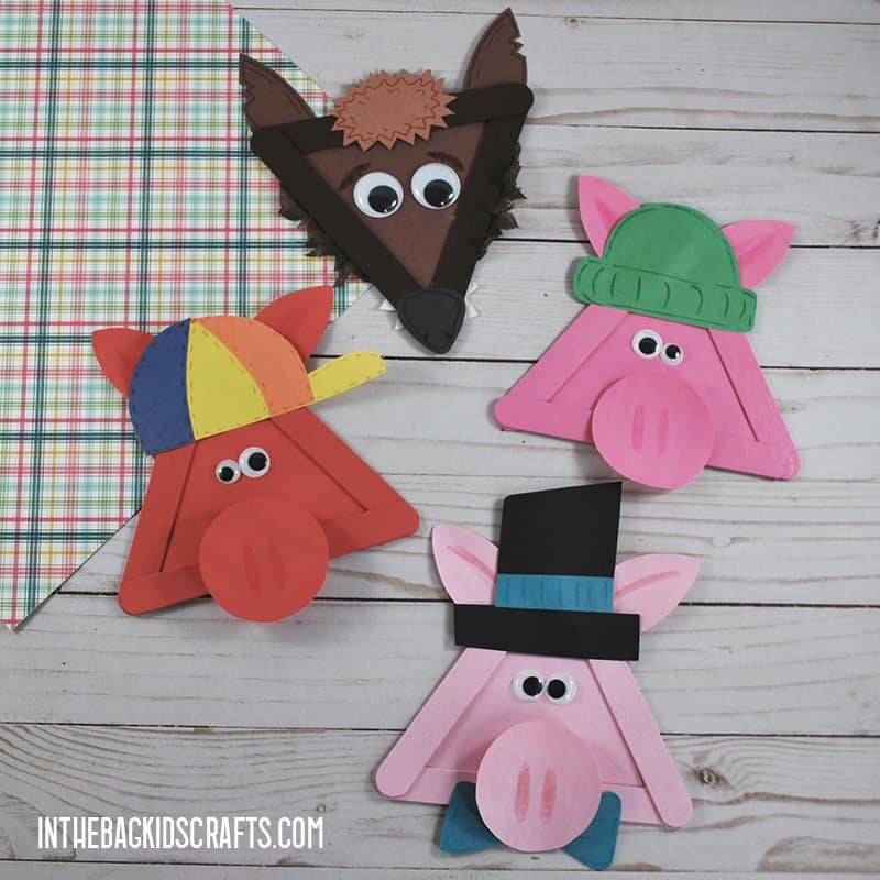 THREE LITTLE PIGS CRAFT