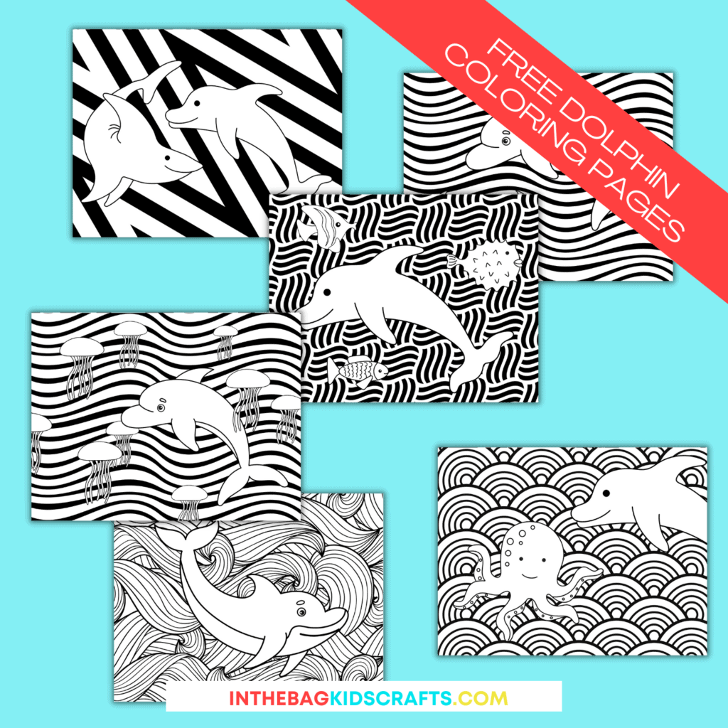 printable dolphin coloring pages 
